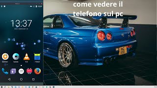 COME VEDERE IL TELEFNO SUL PC GRATIS E FACILE [upl. by Rina512]