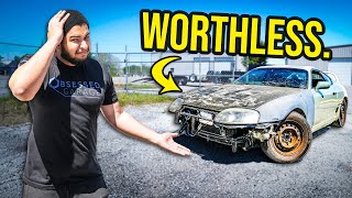 I Bought A WORTHLESS Toyota Supra And Its Worse Than You Can Imagine [upl. by Tica]