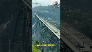 Worlds Tallest Bridge is in India india [upl. by Sutsuj]