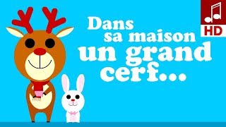 Dans Sa Maison Un Grand Cerf et plus de chansons  🦌  HeyKids Comptines pour bébé  Animaj Kids [upl. by Einnaoj927]