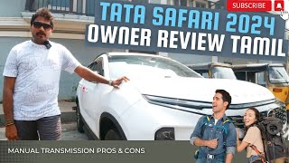 TATA SAFARI Facelift 2024 Adventure Plus Owner Review Tamil [upl. by Sigismundo]