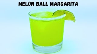 Melon Ball Margarita Recipe  Easy Tequila Mixed Drinks [upl. by Ardnaiek]