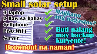 BROWN OUT  Buti nalang may Solar at naka charge ng mga devices [upl. by Eilatam]