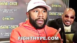 FLOYD MAYWEATHER REACTS TO TEOFIMO LOPEZ LOSING TO GEORGE KAMBOSOS JR [upl. by Nyleve]