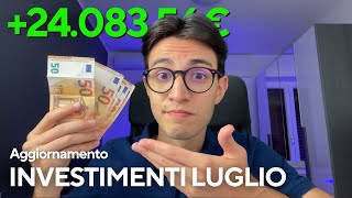 I MIEI INVESTIMENTI a 21 anni  Luglio 2024 [upl. by Butch]