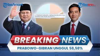 🔴BREAKING NEWS Hasil Real Count KPU Terbaru PrabowoGibran Masih Unggul Raih 5858 Suara [upl. by Brawley756]