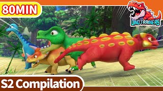 Dino Trainers S2 Compilation 2532  Dinosaurs for Kids  Trex  Cartoon  Toys  Robot  Jurassic [upl. by Pazia544]