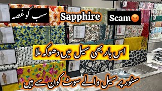 Sapphire sale today  sapphire sale scam 2024😡 [upl. by May937]