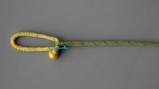 Shackle Oogsplits  Voor lijnen met een gevlochten Dyneema kern [upl. by Anatniuq]