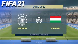 Germany vs Hungary  EURO 2020 Prediction  FIFA 21 PS5 [upl. by Olivann370]