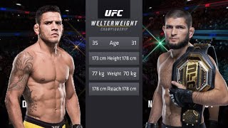 DOS ANJOS vs KHABIB NURMAGOMEDOV  FULL FIGHT  FREE FIGHT  mma ufc [upl. by Ramso]