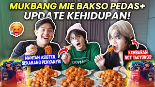 MUKBANG MIE PEDES  NGOBROL BARENG MANTAN ASISTEN JEROME YANG JADI PENYANYI FT LUKAS amp YONG [upl. by Eustace]