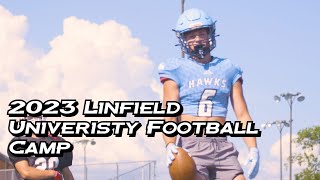 2023 Linfield University Football Camp Highlights [upl. by Kcirde]