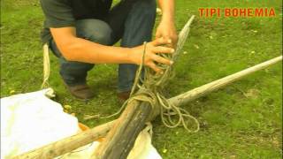 TIPI montage par 1 pers part 1 [upl. by Market]