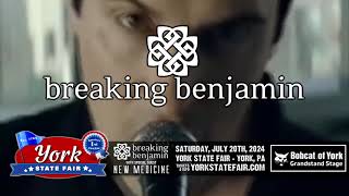 2024 YORK STATE FAIR  BREAKING BENJAMIN [upl. by Ahsiekit]