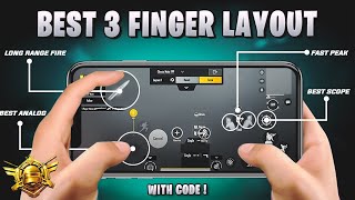 CARA SETTING KONTROL LAYOUT PUBG MOBILE  SETTING KONTROL 3 JARI AGAR LINCAH PUBG MOBILE [upl. by Aziza]