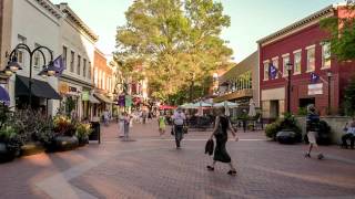 Downtown mall Charlottesville VA [upl. by Ahtanaram]