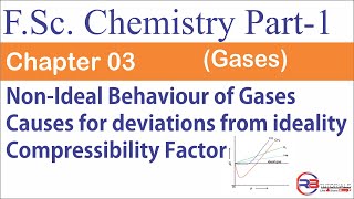 Non ideal Behavior of Gases  Compressibility Factor  Chapter 03 FSc Chemistry Part1 [upl. by Katalin]