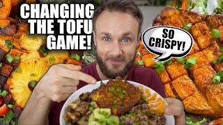 HOW TO MAKE THE BEST CRISPY TOFU 3 WAYS [upl. by Musser]