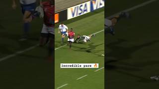 He outpaced Habana 😳 Rugby Shorts Shorts PacificNationsCup [upl. by Nahoj]