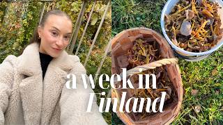 Life in Helsinki vlog a week living in Finland with mushroom picking [upl. by Nitnerb914]