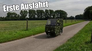 Erste Testfahrt mit Velocar EBike Tarn Trike Camper [upl. by Anhavas737]