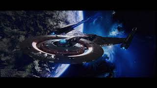 My VFX USS Discovery Orbiting Planet [upl. by Liek204]