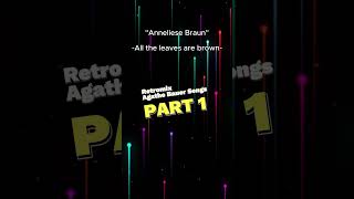 Agathe Bauer Retromix Part 1 funnyvideo songss germany retro lol [upl. by Kerk]