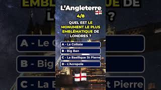 🧠 1 minute de quiz sur lAngleterre [upl. by Amleht]