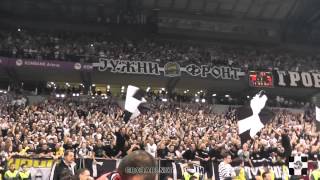 Grobari u Areni navijanje  Partizan  CSKA Moscow 17012014 [upl. by Austin295]