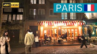 Paris SacréCœur amp Montmartre Night Walk 4K HDR 60fps [upl. by Rehm542]