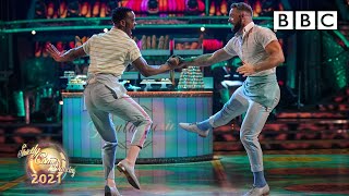 John Whaite and Johannes Radebe Charleston to Milord by Édith Piaf ✨ BBC Strictly 2021 [upl. by Nofets685]