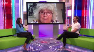 Miriam Margolyes  The One Show  July 16th 2020 [upl. by Ellenyl]