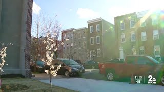 Baltimore man plants trees at scene of South Stricker Street fire to honor firefighters killed [upl. by Yrebmik]