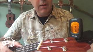 Hoe stem je een ukelele ukulele tuning gCEA  stemmen [upl. by Hsac677]