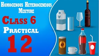 Differentiating Between Homogenous And Heterogeneous Mixture Class 6 P12 [upl. by Notsa]