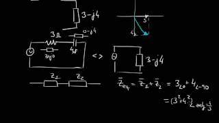 IMPEDANCIAS Y DIAGRAMAS FASORIALES CIRCUITOS ELECTRICOS 33 [upl. by Eetnahs]