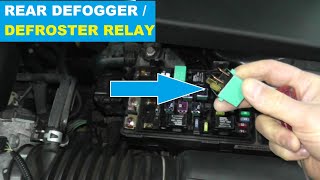 Rear Defroster Relay Test  Rear Defogger Help [upl. by Haimarej]