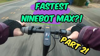 Fastest Ninebot MAX  Part 2  Testing [upl. by Aniles]