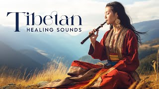 Tibetan Flute Healing Stops Overthinking Eliminates Stress Anxiety and Calms the Mind [upl. by Kellina]