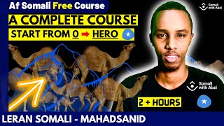 Af Somali For Beginners  A Complete Free Course  Start From 0 ➡️ Hero 2024 [upl. by Kloster726]