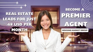 Premier Agent on Housing Market Group Real Estate Network  Real Estate Leads [upl. by Oicnoel]