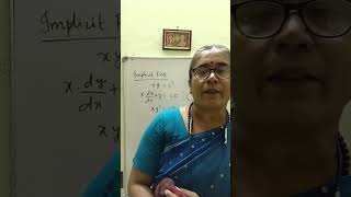 IMPLICIT FUNCTION  DIFFERENTIAL CALCULUS ENGINEERING MATHS1TAMIL engineeringmaths1 [upl. by Eardnoed]