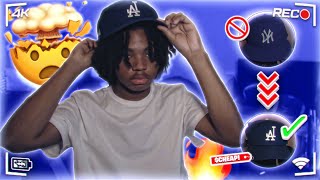 HOW TO Curve A Fitted Hat  Best Places To Buy Fitted Hats 🤯🔥 [upl. by Hamlani]