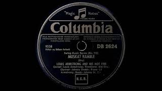 Muskat Ramble  Louis Armstrong And His Hot Five  1926 [upl. by Froehlich]