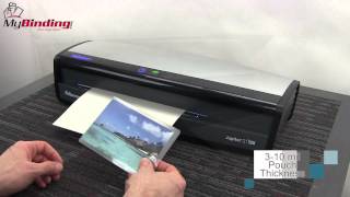 Fellowes Jupiter2 125 Pouch Laminator Demo [upl. by Biddy]