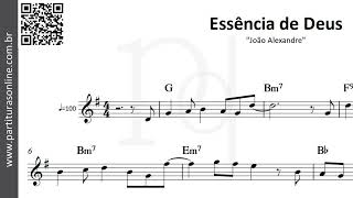 Essência de Deus ♪ João Alexandre  Partitura [upl. by Sualkcin104]