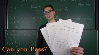 Math Teacher Solving his own Calculus Exam [upl. by Alset]