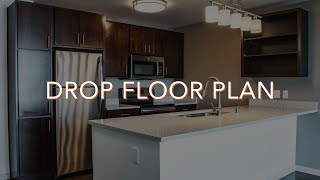 Lyric  Drop Floor Plan  1 Bedroom 1 Bathroom  Apartment Shown 415 [upl. by Ratha]