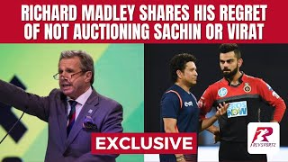 IPL Auctioneer Richard Madley’s Biggest Regret Missing the Chance to Auction Sachin amp Virat [upl. by Onirefes529]